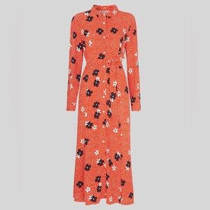 Whistles Belted Midi Dress